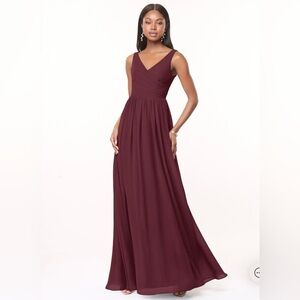 Azazie Keyla Cabernet dress